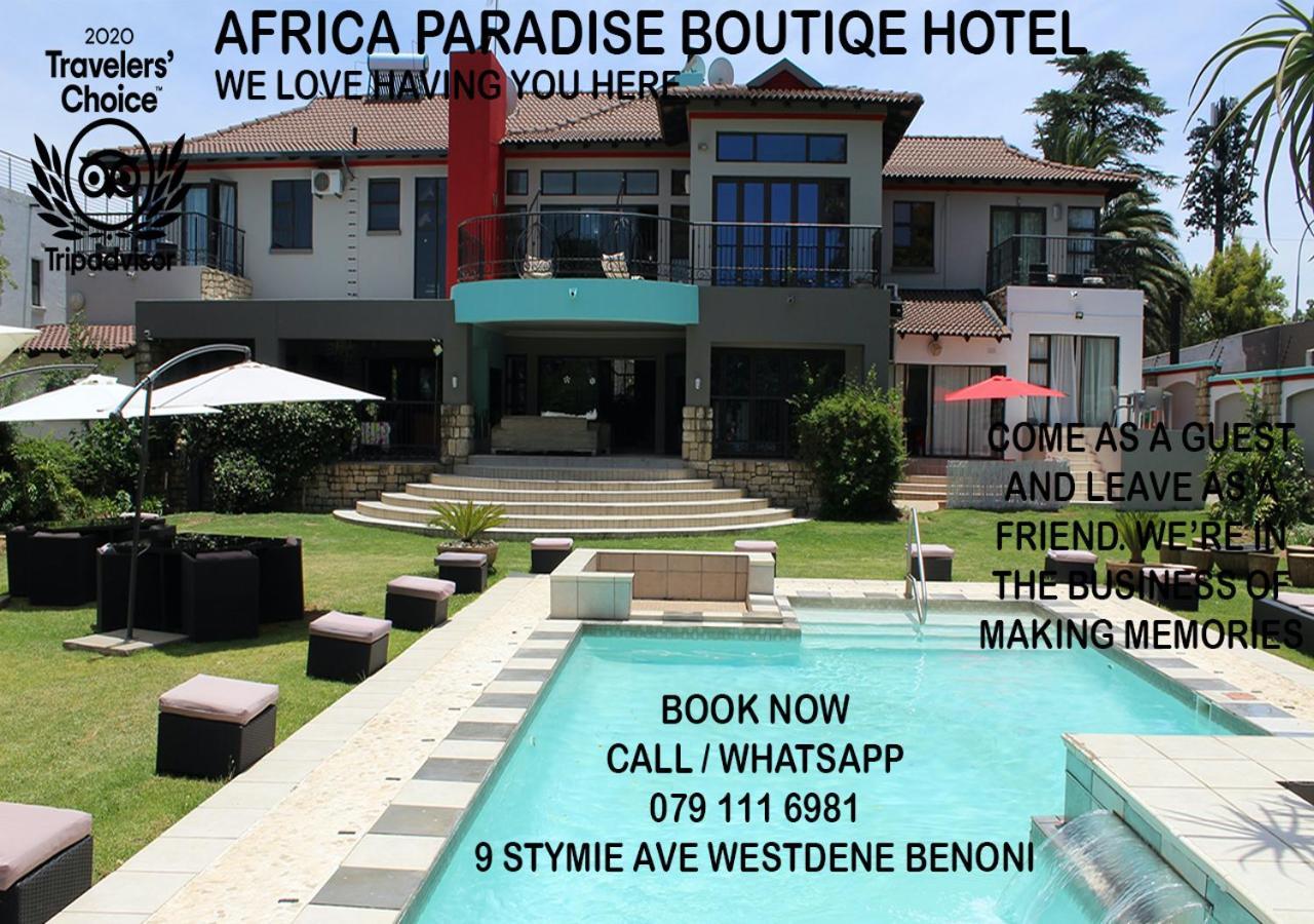 באנוני Africa Paradise - Or Tambo Airport Boutique Hotel מראה חיצוני תמונה